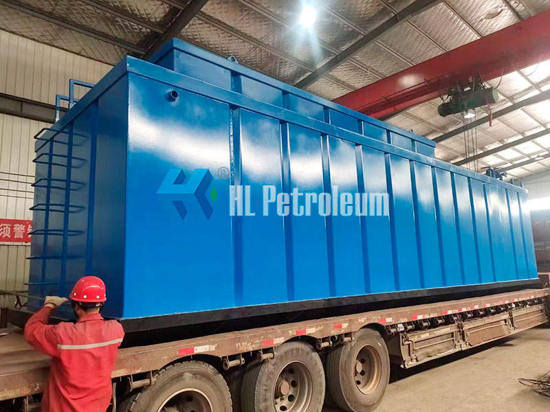 The HSG set water tank Shipped for International Drilling Sites